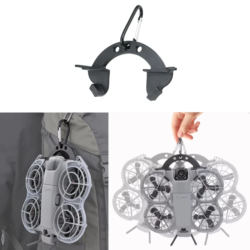 

1PC For DJI NEO 2 Drone Backpack Mounting Metal Hook Holder Travel&Hiking Outdoor Aerial Photography Portable Carrying Accessory