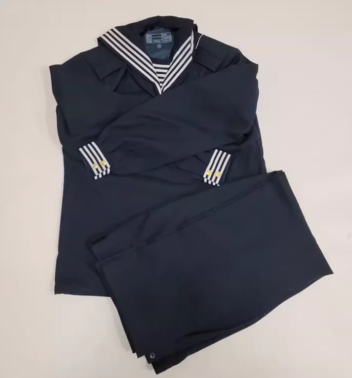 

Chines Seaman Uniform Sailor Suit Navy Blue Colour