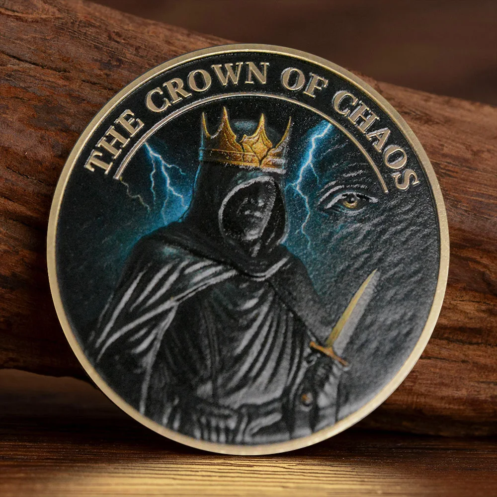 Order Is A Dream Souvenir Coin Gold Plated The Crown of Chaos The Governing Power Beneath Chaos Collection Coin