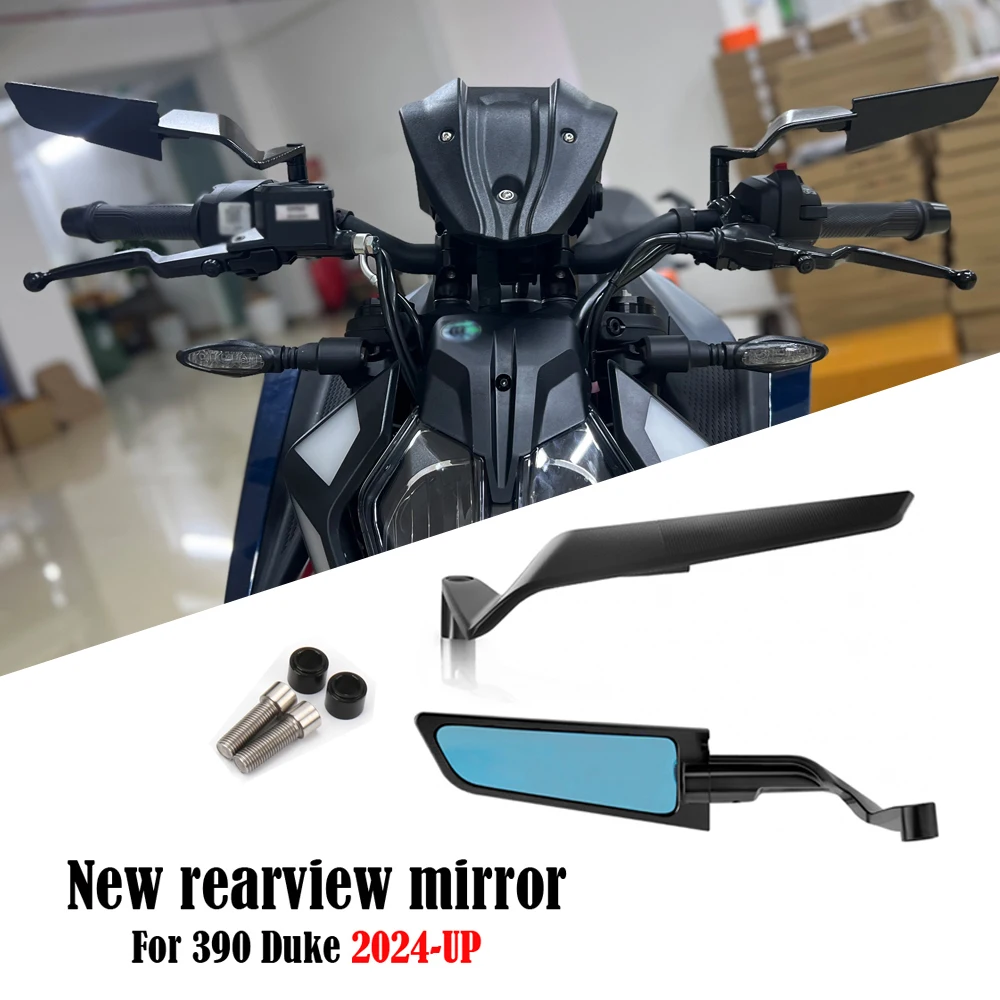 

New Motorcycle Wing Mirrors Rearview Rotating NEW Rearview Side Mirror For 390 Duke 390Duke 2024