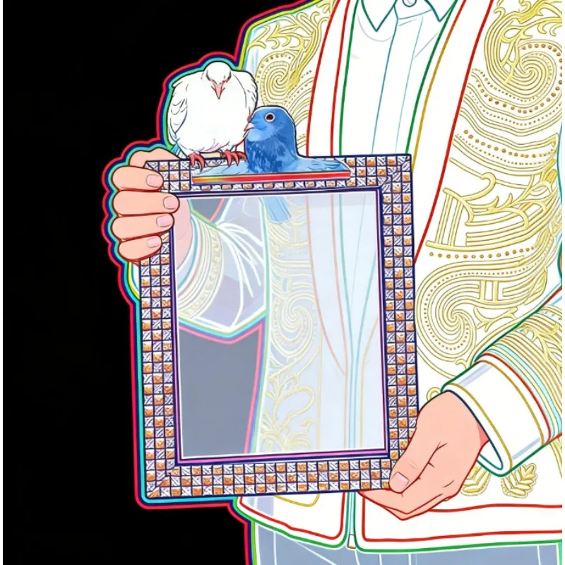 Object From Blackboard – Appearing Magic Trick, Stage & Party Illusion, Magician Gimmick Prop, Mentalism Magic