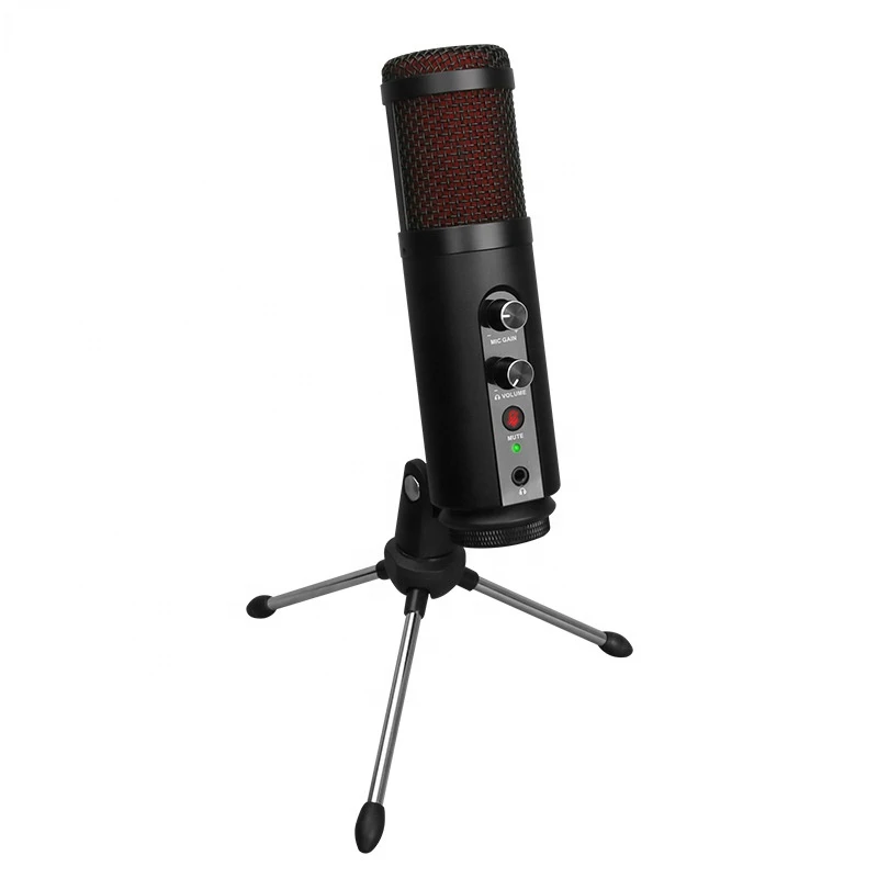 

Manchez USB Microphone for PC Condenser Mic Vocals Recording Studio Microphone for YouTube Video Skype Chatting Game Podcast