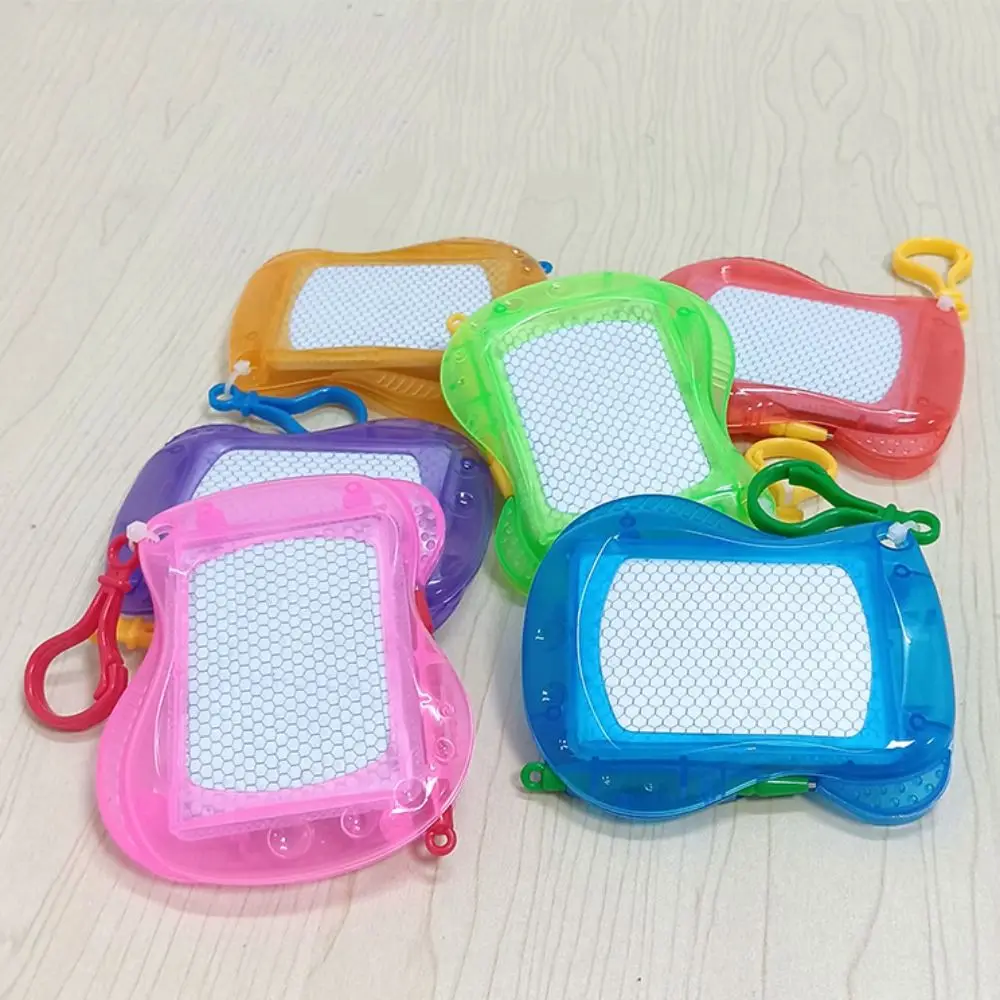 Mini Portable Erasable Mini Drawing Board Doodle Birthday Party Keychain Writing Board Toy Girls Reusable Doodle Writing Pad