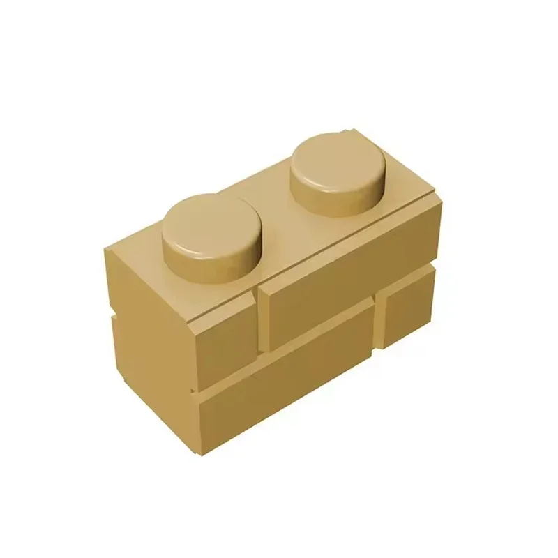 50 pz 98283 Modificato 1x2 Profilo di Muratura Mattoni Collezioni Bulk Modulare GBC Giocattoli Per Tecnico MOC FAI DA TE Building Blocks Compat
