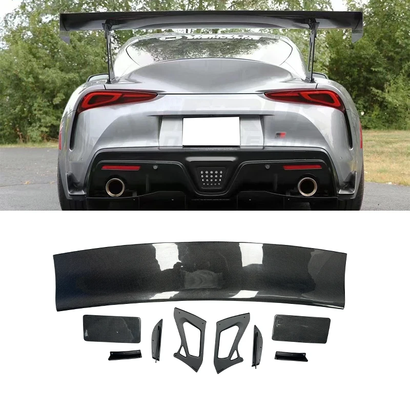 

Carbon Fiber Rear Trunk Spoiler Tail Wing For Toyota Supra A90 A91 2021+ Rear Wing Boot Spoiler Car Accessories Body Kit