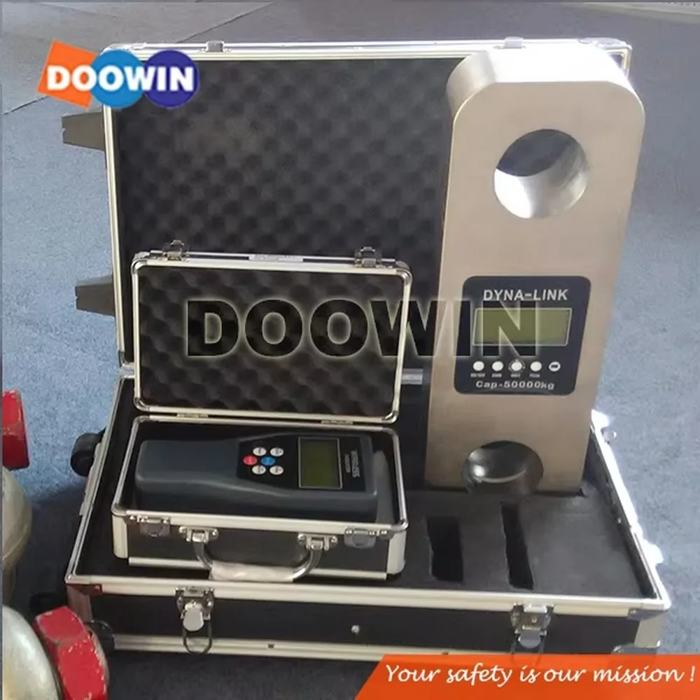 50ton Wireless Load Cell Dynamometer Safety Packing for Water Weight Bags Heavy Duty Industrial Crane Scale Digital