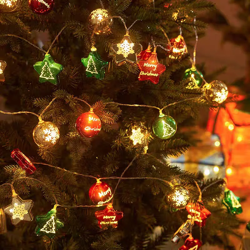 

Рождественский окружающий свет, креативные светодиодные гирлянды, USB 5 В, водонепроницаемые, внутренние/наружные, праздничные декоративные светильники