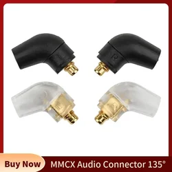 MMCX Connector Male Earphone Plug 135 Degree Consumer Electronics Soldering ER4 XR SR ER4SR ER4XR SE315 SE535 UE900 Headset