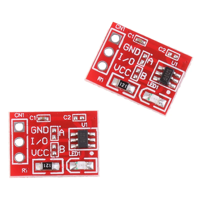 10 pz/lotto TTP223 interruttore a pulsante tattile modulo sensore capacitivo autobloccante/senza bloccaggio canale singolo TTP223-BA6 per Arduino