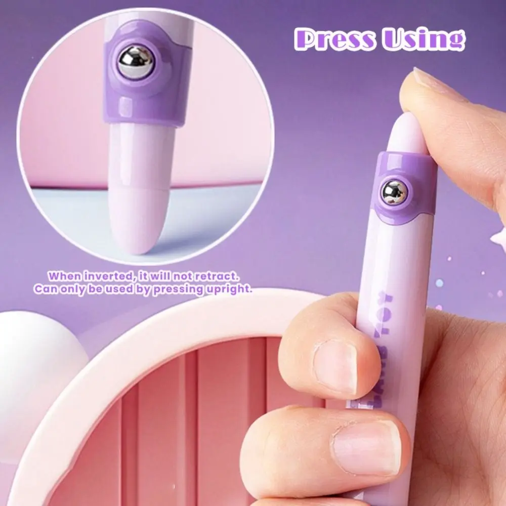 Cartoon Replaceable Ink Sac Fountain Pen Grip Posture Correction Soft Grip Gel Pen Decompression Neutral Pen Student Gift