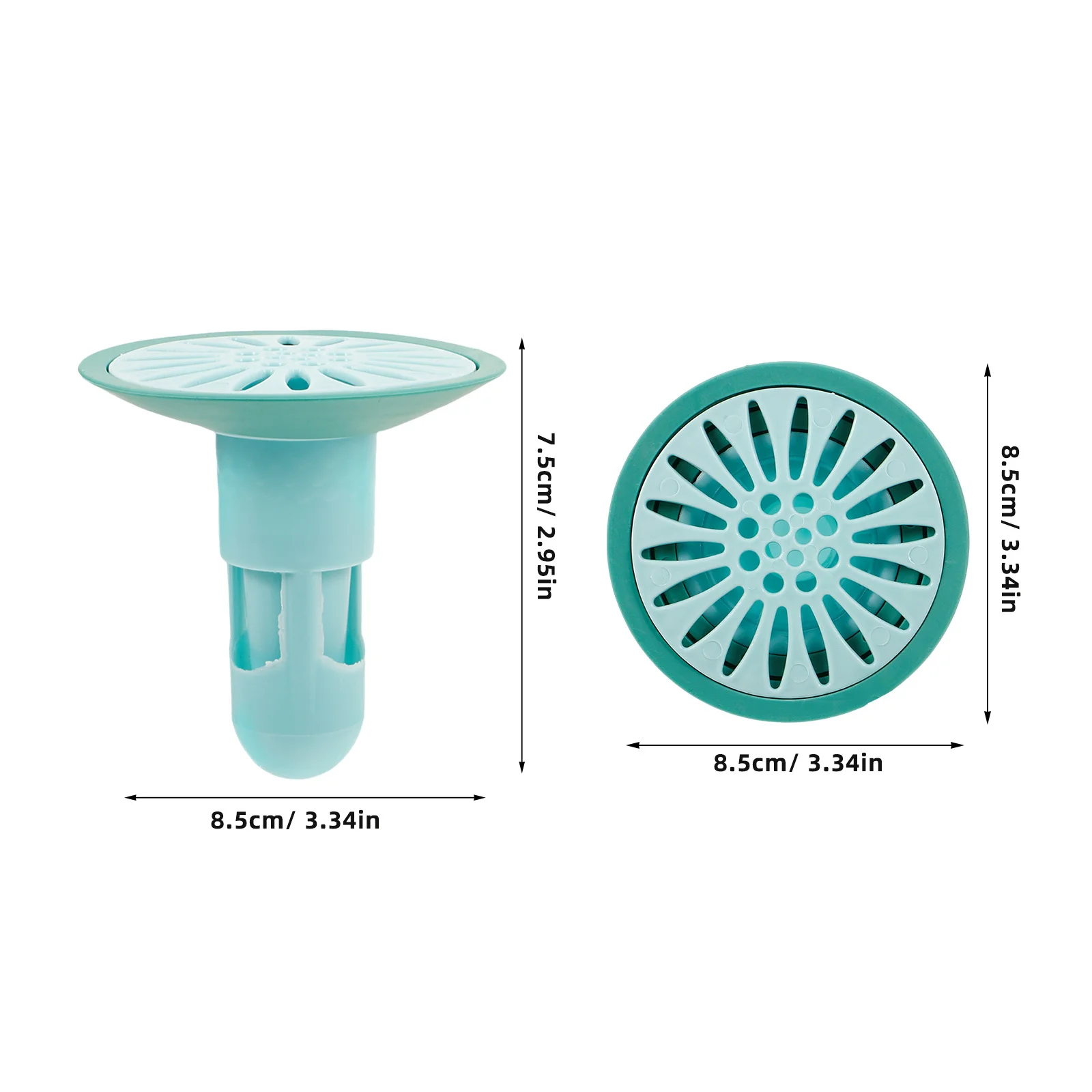 2 قطعة استنزاف ارتجاعي المانع الطابق مصفاة للحمام المطبخ غطاء المجاري الشعر الماسك حوض الاستحمام قابس التصريف عدم الانزلاق سهلة