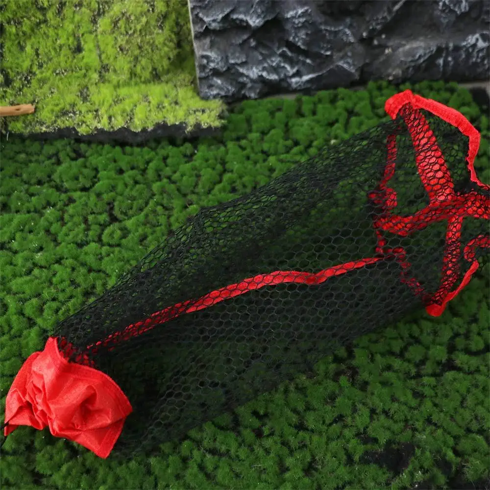 Sac en maille de pêche à cordon, Protection du poisson, panier de pêche, filet de poisson vivant, poche pliante et épaisse, Cage, outil de matériel