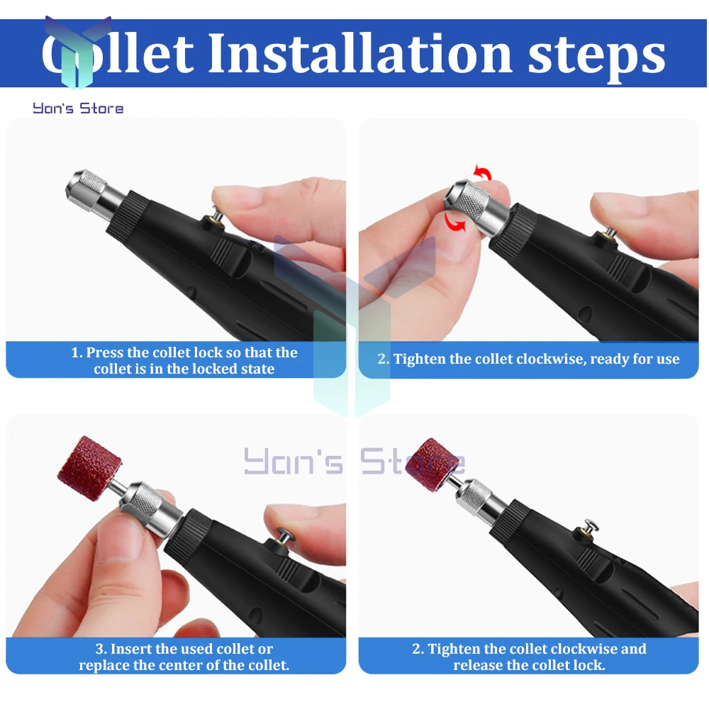 1Set 27/135 in 1 12V Mini Drill Electric Carving Pen Variable Speed Rotary Tools DIY Kit Engraver for Grinding Polishing 13W