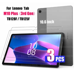 Tempered Glass Film for Lenovo Tab M10 Plus (3rd Gen) 10.6 Inch Screen Protector for tab M10 Plus (Gen 3) TB125FU XU TB128F