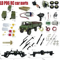 LD P06 RC car parts motor servo remote controller circuit board tire Trailer corrugated box door bridge axle bevel gear lamp etc