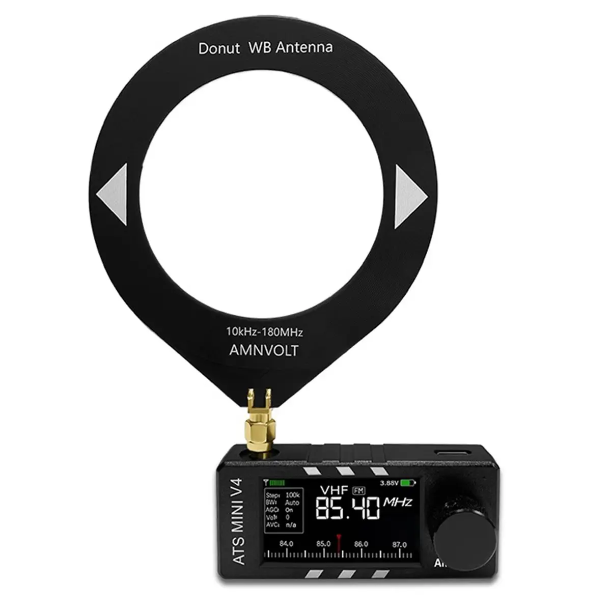 ABNQ New V4 ATS MINI SI4732 Radio ALL Band Radio FM AM SSB LSB USB Receiver,Built-in Hi-Z Headphone Amplifier Circuit