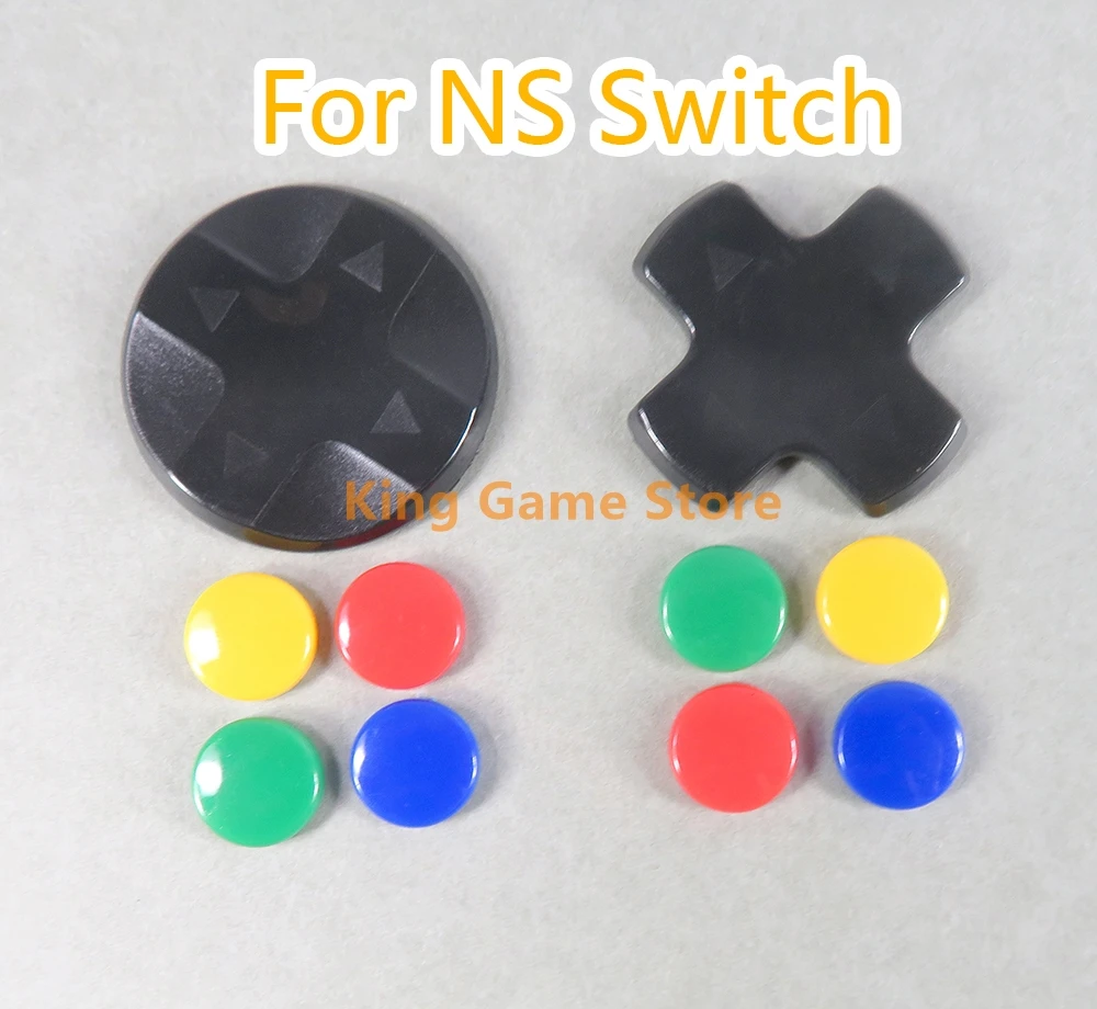 1Set ABXY Key D-pad Move Cross Direction Button Sticker Joystick Thumb Stick Grip Cap Cover For Nintend Switch Skin Case