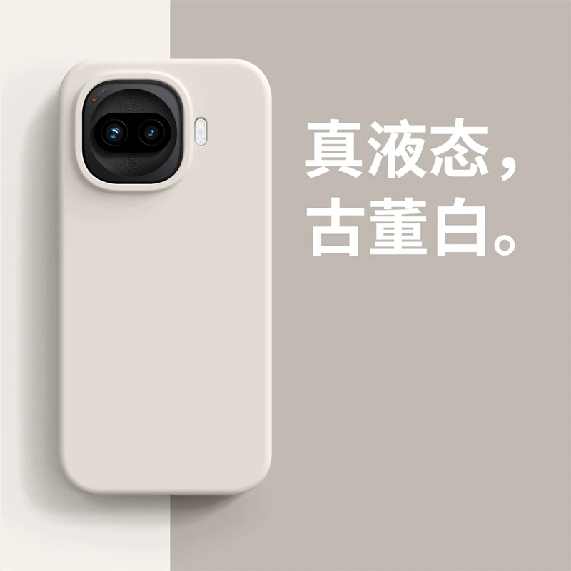 

For Vivo IQOO 15R Z11 Turbo Case Luxury Liquid Soft Silicone Comfortable Feel Built in Flocking Cover Shockproof Bumper