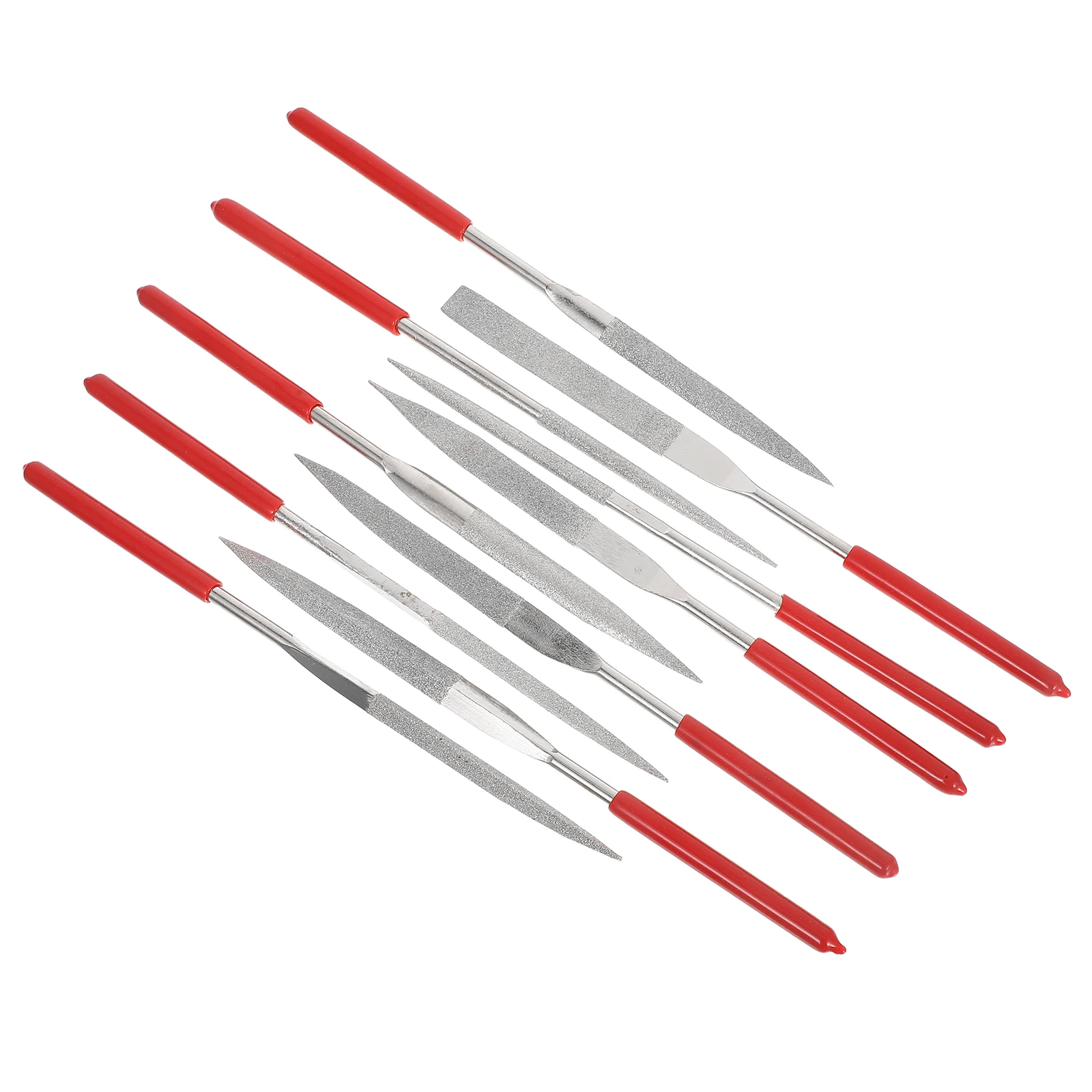 

10Pcs Precision Metal File Set Small Hand Files Steel Tools Jewelry Wood DIY Projects Portable Easy Store Mini File Set