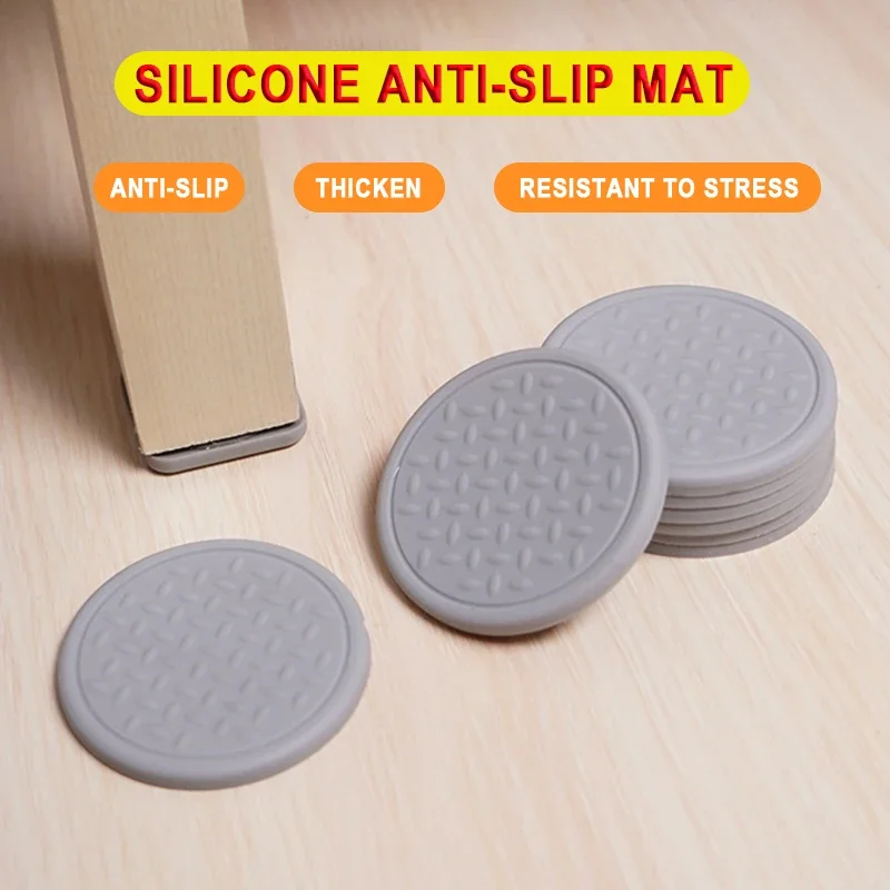 Self-adhesive Table Chair Foot Pads Table Legs Furniture Leg Rug Anti Scratch Floor Protector Covers Anti Slip Mat 8/16PCS