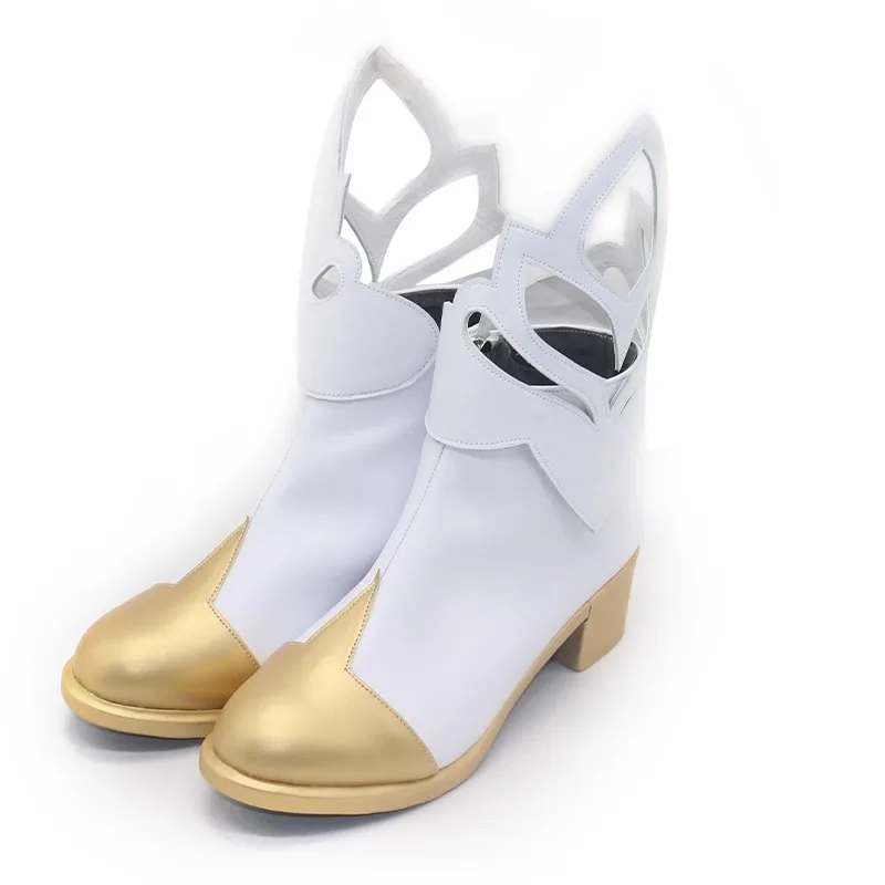 Lumine Cosplay Sapatos Jogo Genshin Impact Role Play Botas de desempenho para mulheres