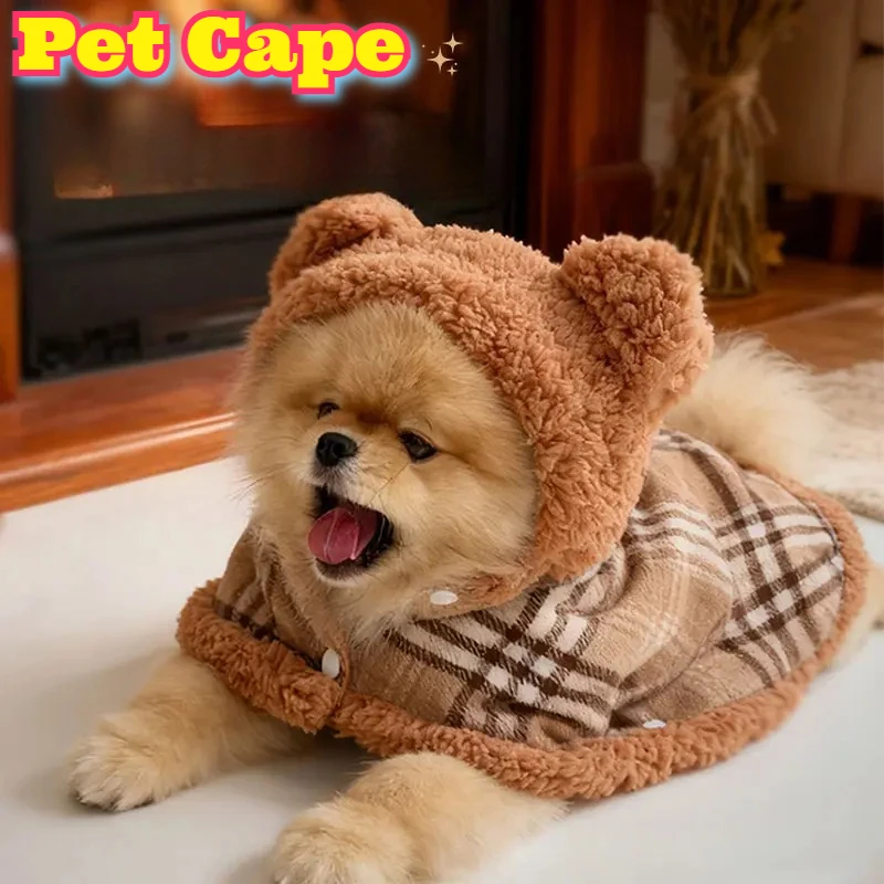 

Thermal Heavy Fleece Warm Cozy Pet Sleep Robe Cape Blanket Dogs Cats Autumn Winter Fashion Popular Comfortable Bed Cover Plush