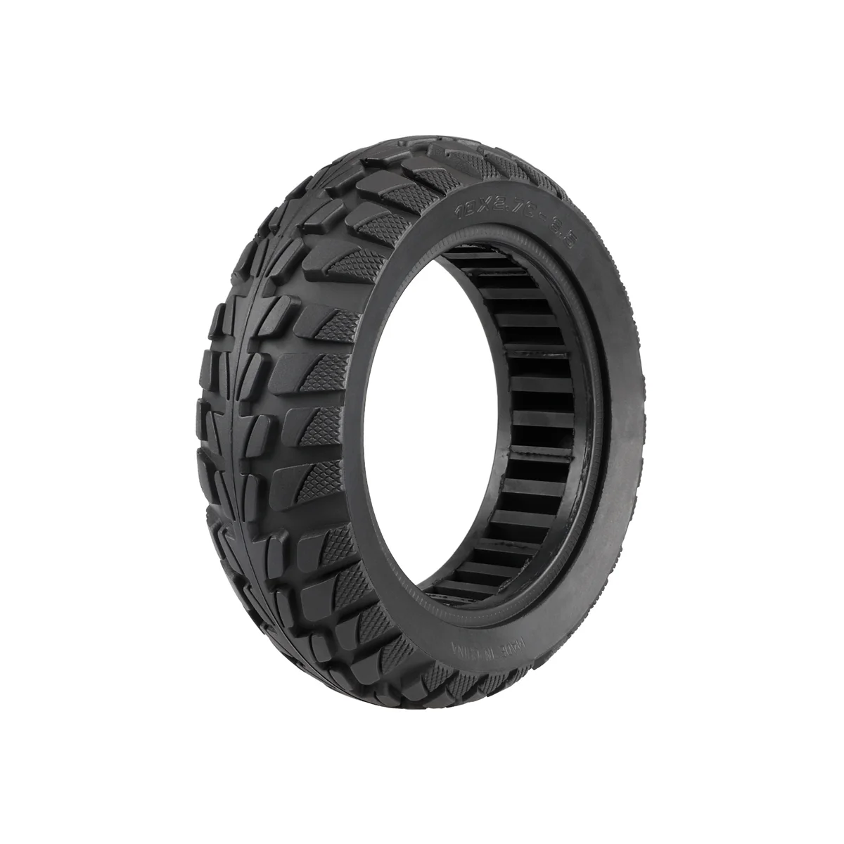 

Solid Tire 10 Inch,10X2.70-6.5 Solid Tire Scooter Tubeless Puncture-Proof Tire,Explosion-Proof Solid Tires for Kugoo