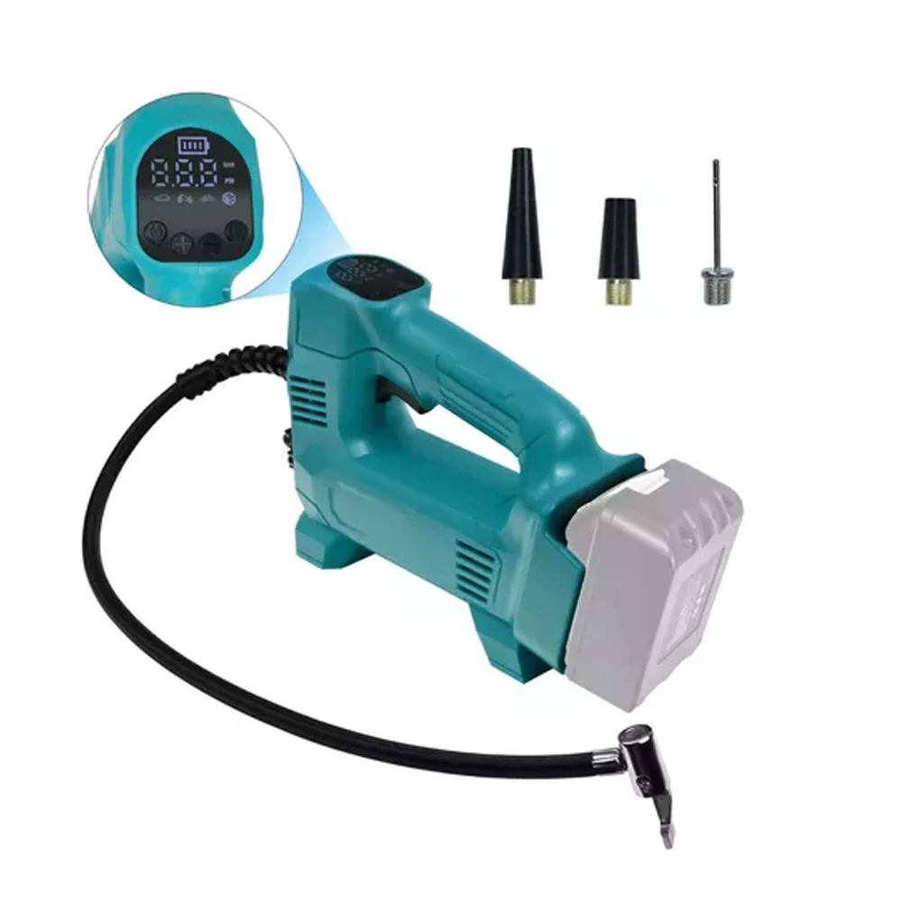 Cordless Portable Air Pump for Makita Compatible with BL1830 18V Li-ion Battery With Digital Display