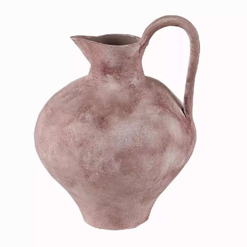 

Wabi Sand Wind Morandi Color Ceramic Vase Home Furnishing Model Room Bed and Breakfast Dining Table Soft Dried Flow