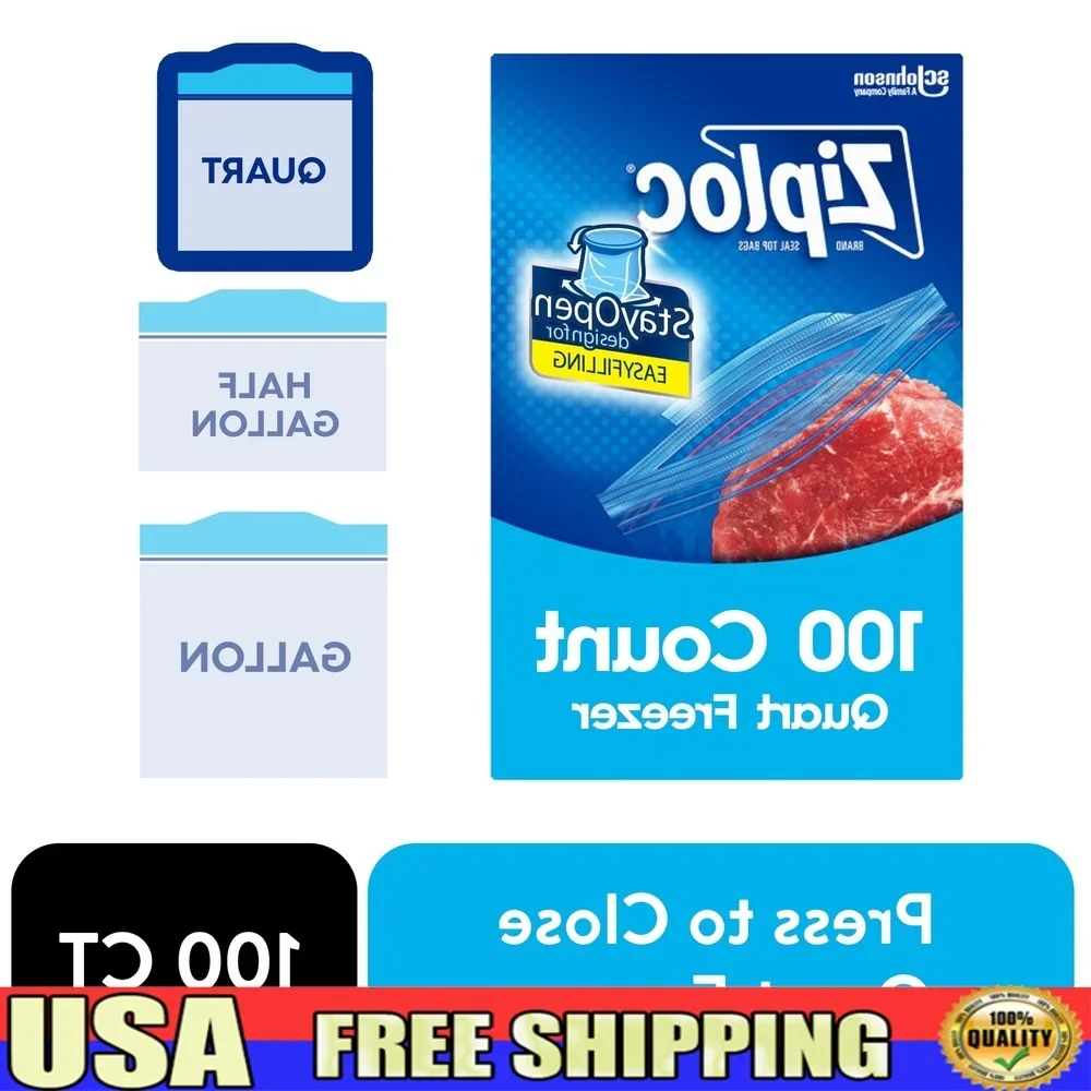 البقاء المفتوحة تصميم أكياس الفريزر قبضة ن تكنولوجيا الختم قابلة لإعادة الاستخدام 100 عدد الحساء المثالي الصلصات الحساء وجبة الإعدادية قفل الفريزر حرق #1