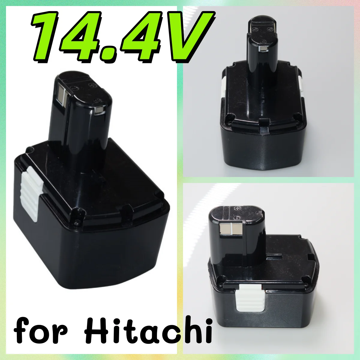 

14.4V 4800mAh Ni-Cd Rechargeable Battery for Hitachi EB1414S EB14B EB1412S CJ14DL DS14DVF3 EB14S Compatible Power Tool Battery