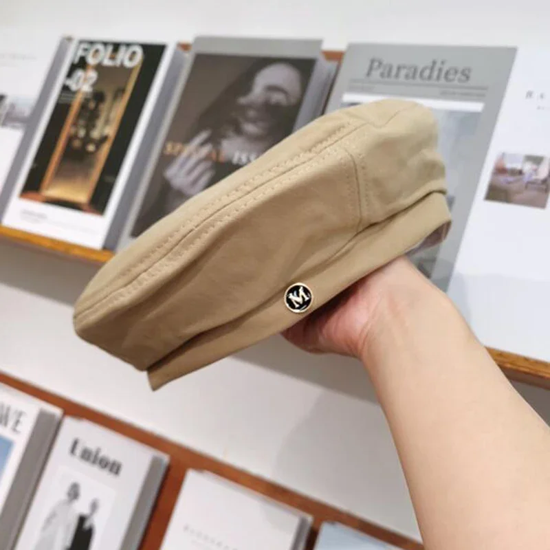 Men Women Girls Letter Embroidery Travel Beret Hat Painter Hat Boina French Hat Beret Autumn Winter Berets