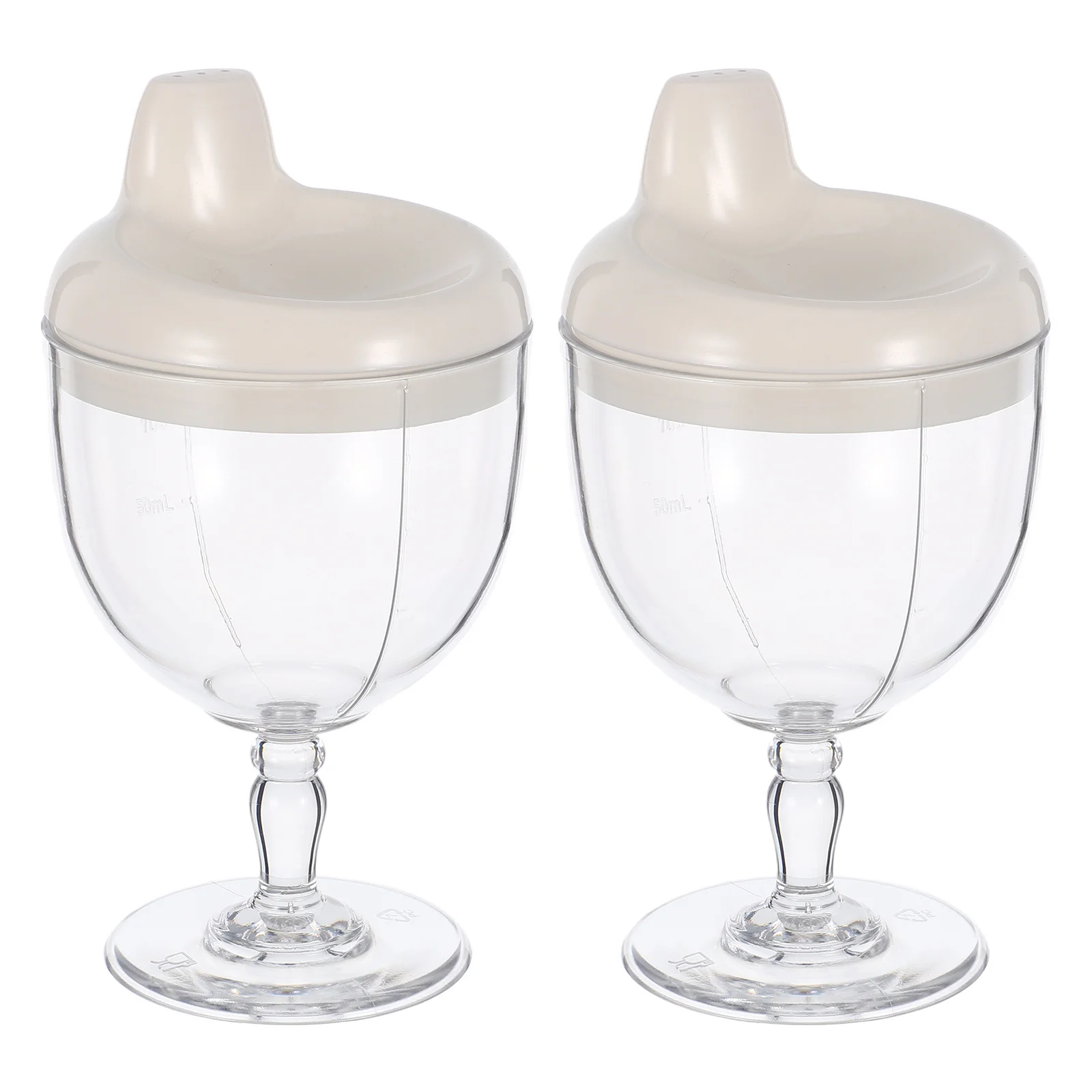 

2Pcs Children's Training Cups 150Ml Spill Proof Toddler Drinking Bottles for Milk Juice Water Lightweight Ergonomic