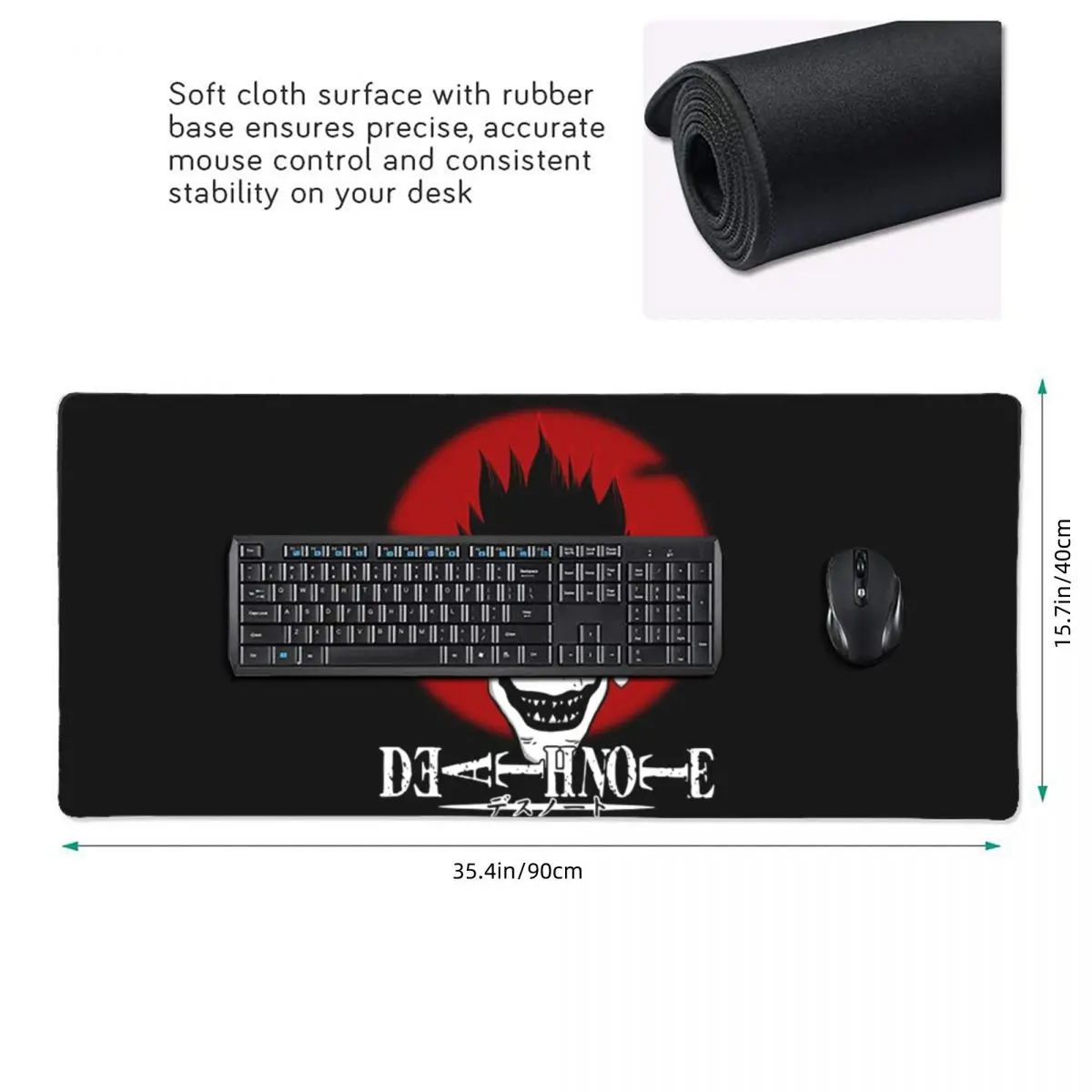Death Note Anime Large Mouse Pad Computer Keyboard Mouse Mat Gamer PC Laptop Desk Mat Office Accessories Table Mats