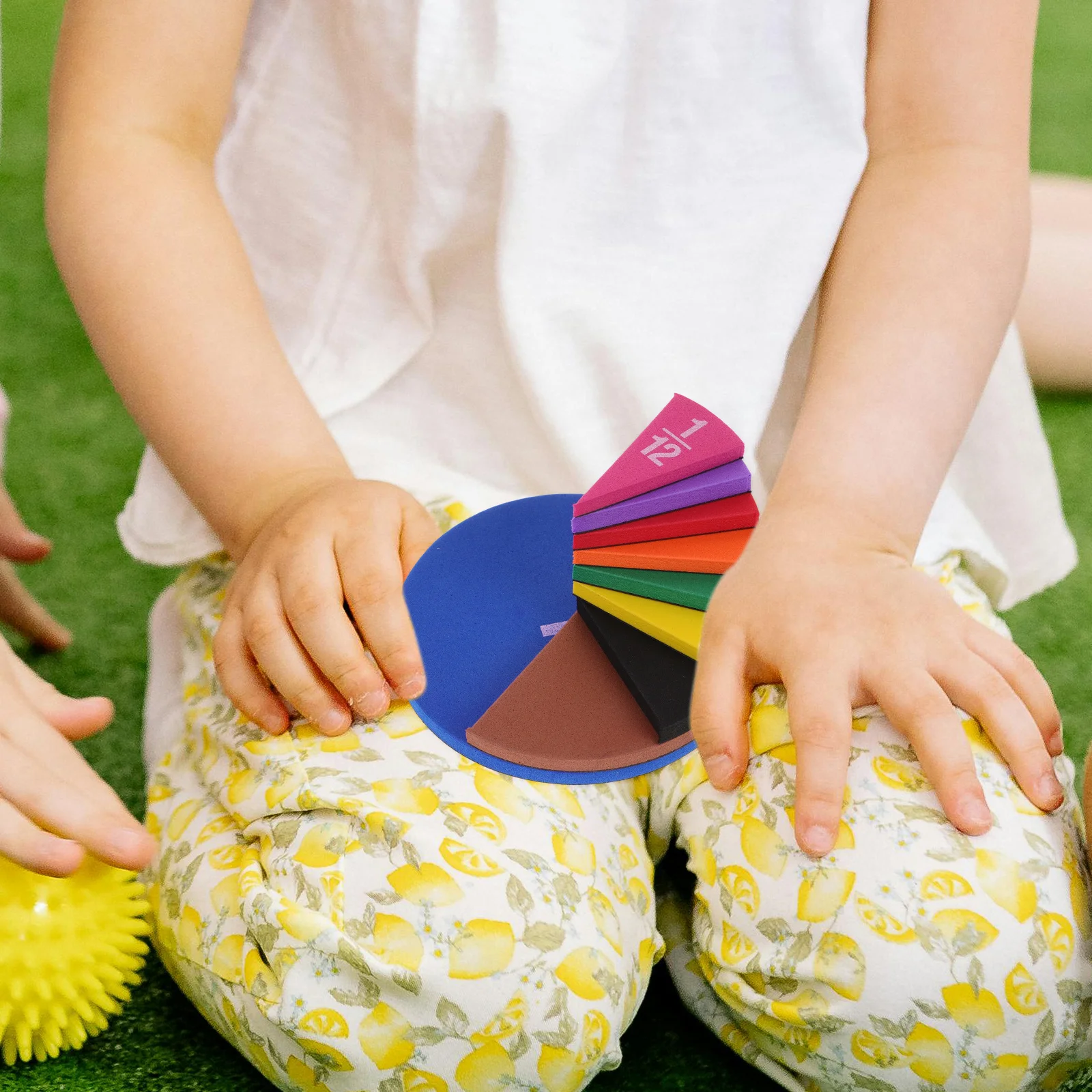 

Fraction Disc Teaching Aids Educational Resources Circles Round Suite Students Accessory Learning Props