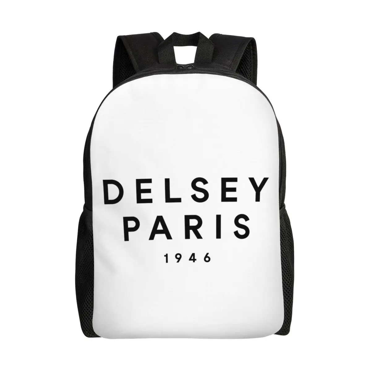 Custom DELSEYS Travel Backpack Men Women School Laptop Bookbag College Student Daypack Bags