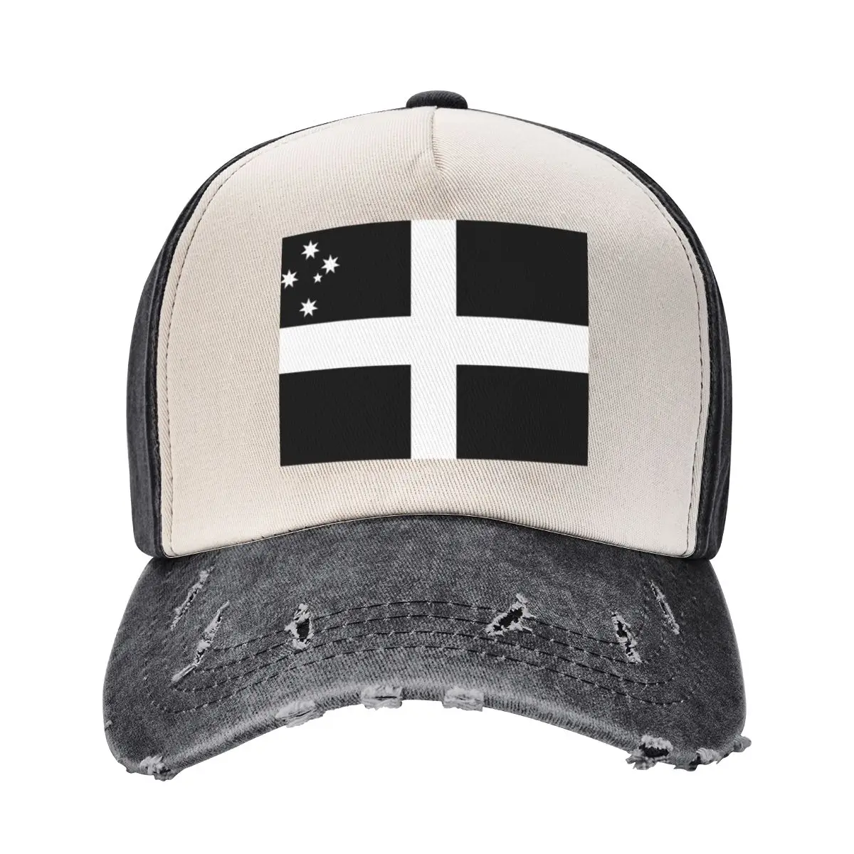 

Flag of Cornish Australians Baseball Cap |-F-| Fashion Beach fishing caps man Men's Women's
