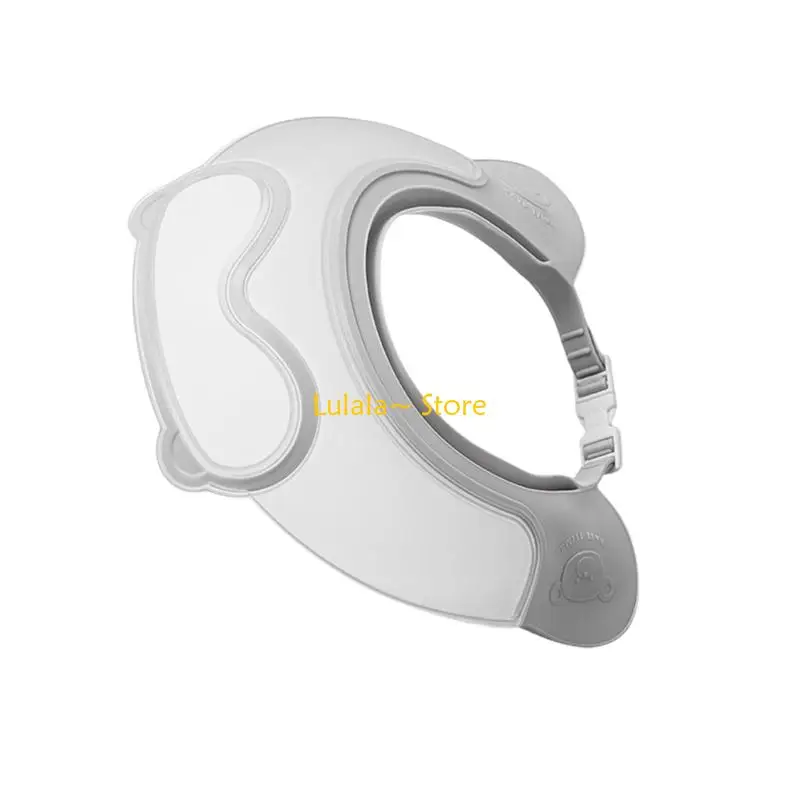 Y4QA Topi Mandi Ramah Anak Topi Mandi Dapat Disesuaikan untuk Bayi 6 Bulan Hingga 6 Tahun Hiasan Kepala Mandi Cuci Rambut Anak