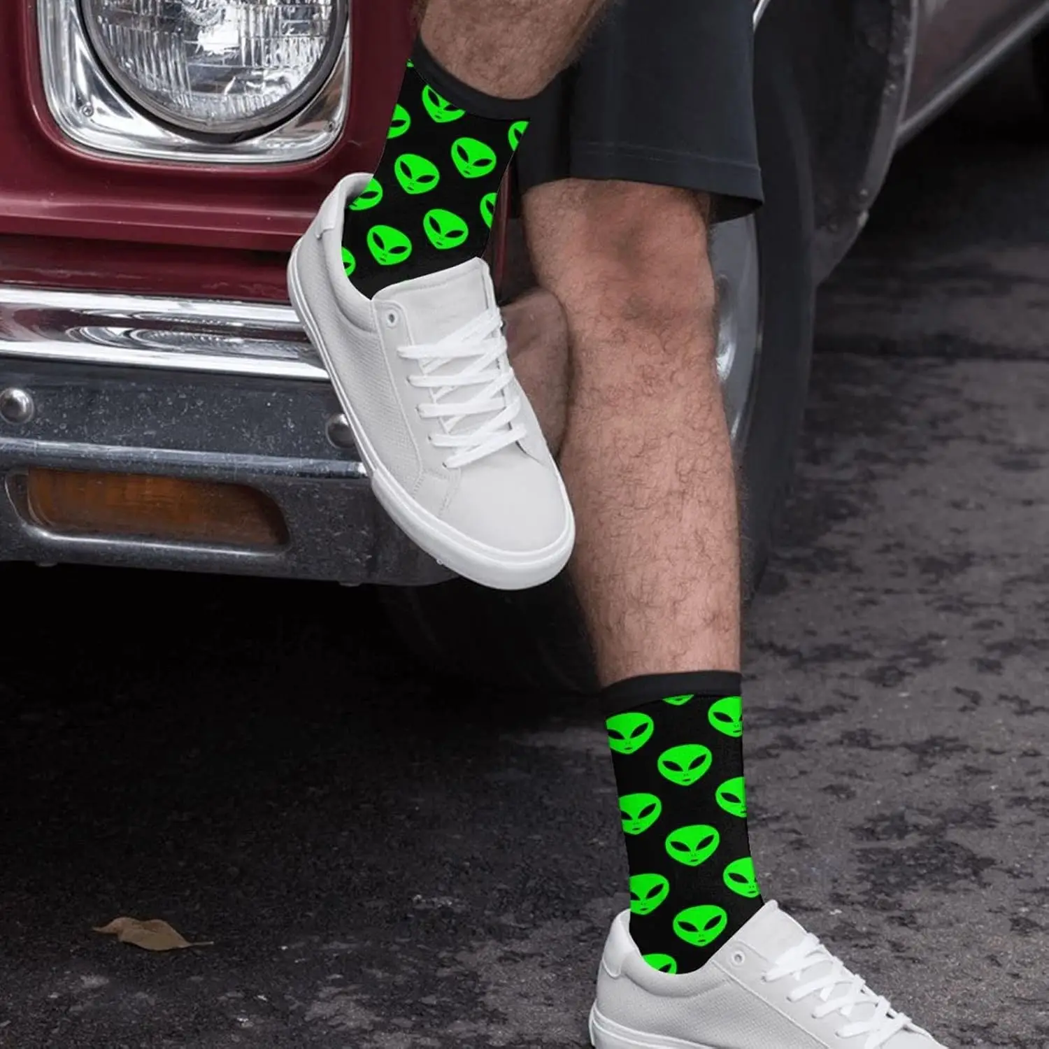 الرجال النساء مضحك مجنون الجدة طاقم جوارب أنبوبية عادية رياضية فستان رياضي الجوارب Harajuku ريترو ستايل تنفس عدم الانزلاق الرياضة #5