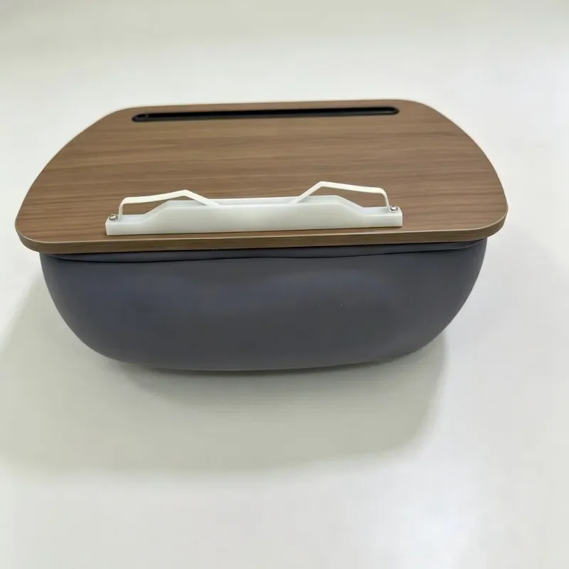 Multifunctional Wood Top Reading Pillow Foam Particles Bed Reading Rest Pillow Book Stand Holder For Bedroom Desktop Study