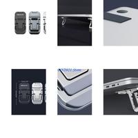F3KE 1 Pair Laptop Stand For Mini Portable Cooling Pad Non-slip Silicone Base Portable Stand Notebook Support