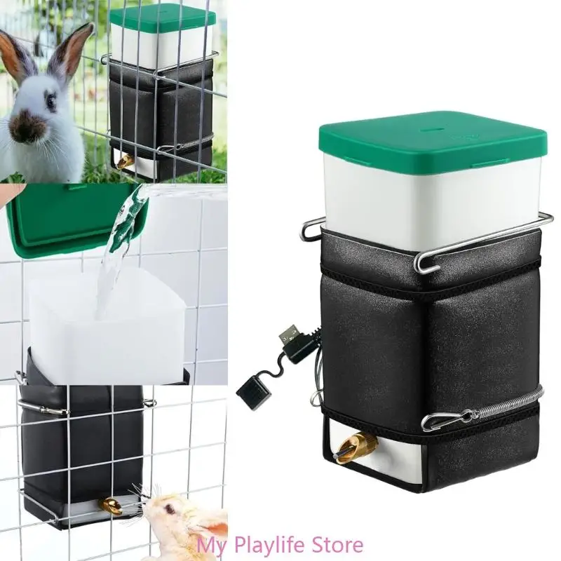 USB Automatic Water Feeder Mounted Firing Pin Head Water Dispenser Watering Drinking Bottle Rabbit Pet Watering Supplies