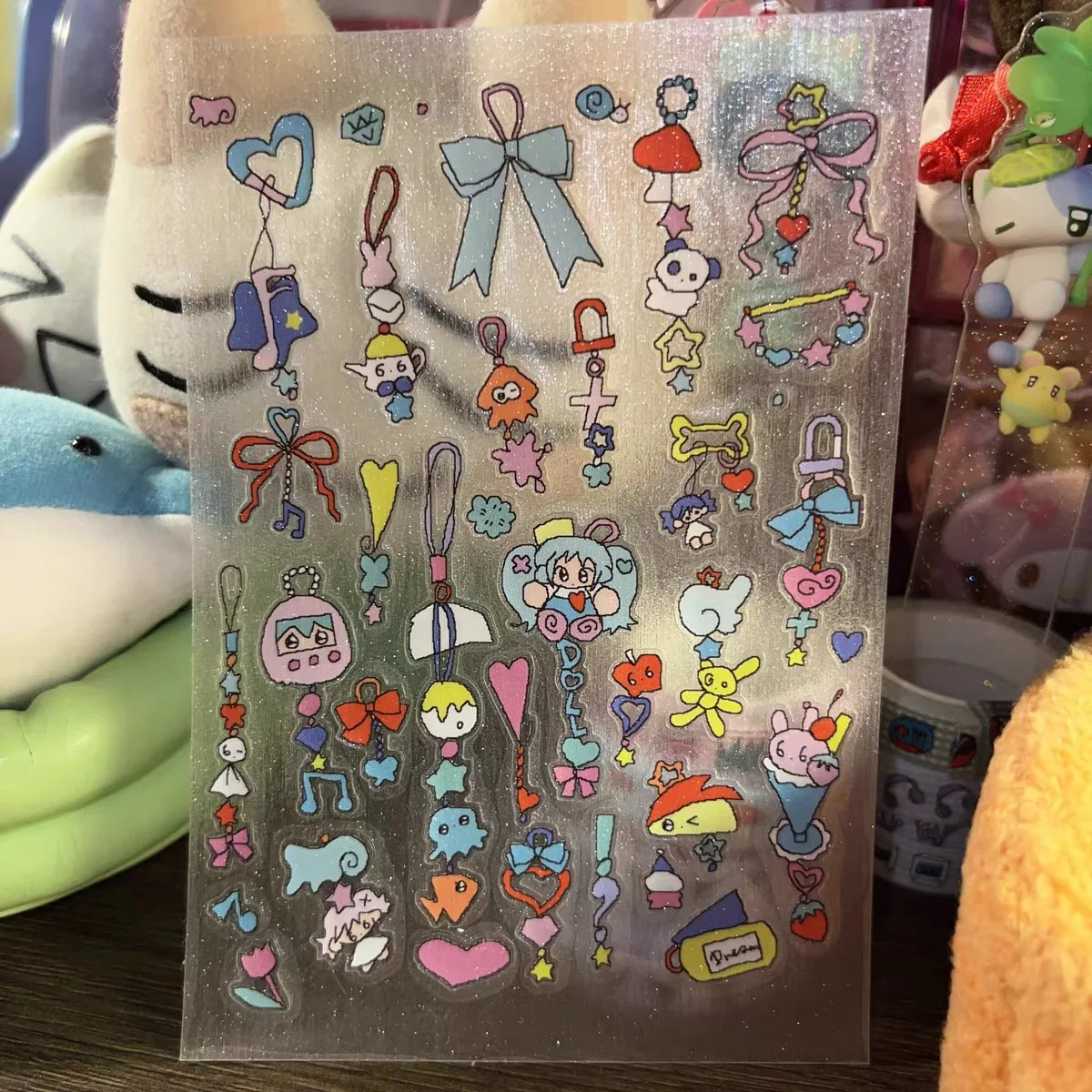 Cute chain sticker