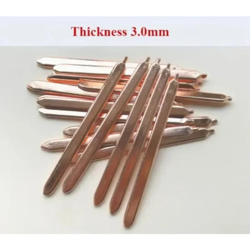 

Pure Copper Tube Ultrathin 1 mm Thickness Tubing For Computer Laptop Cooling Notebook Heat Pipe Flat 50mm-300mm