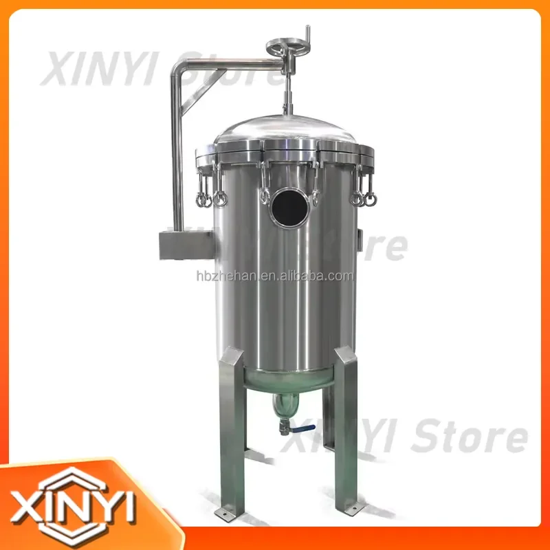 for 304 Stainless Steel Multi Bag Filter Housing with Feeding Pump New Condition for Honey Filtration