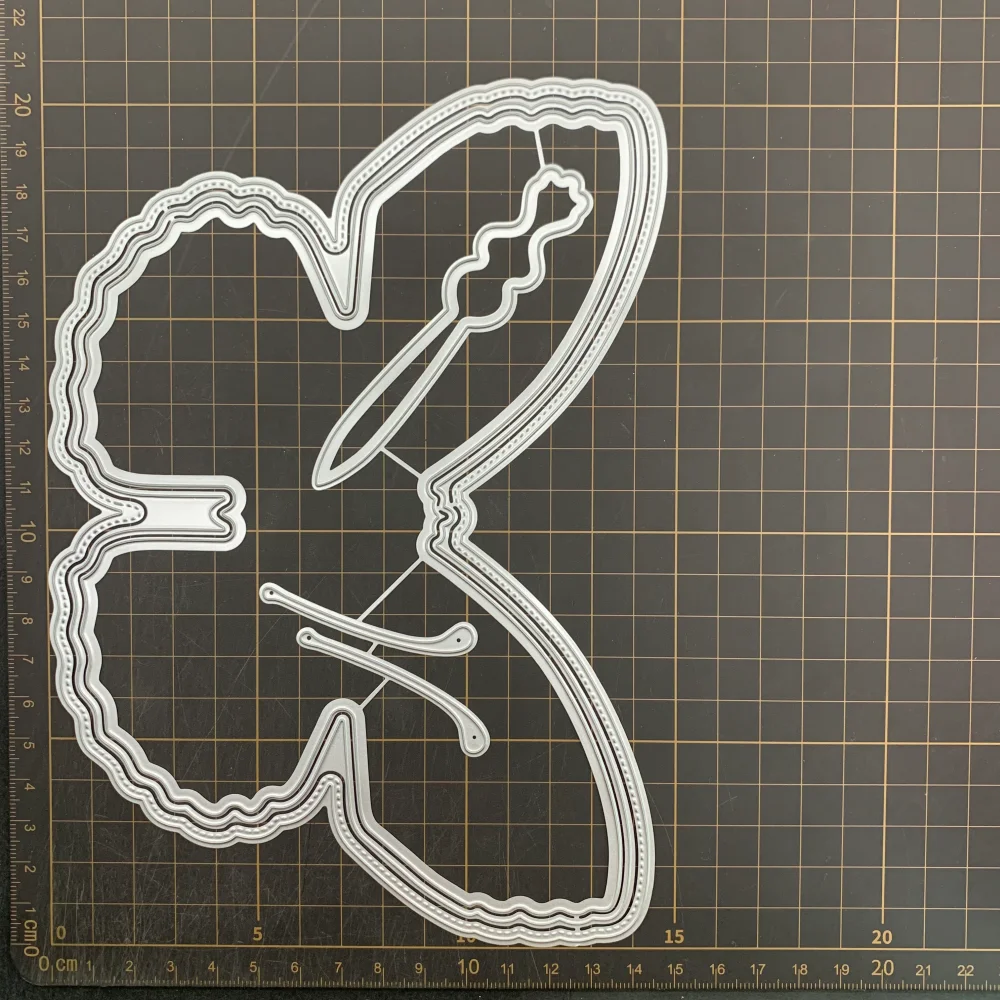 9 أنواع الإطار فراشة المعادن قطع يموت الإستنسل DIY بها بنفسك سكرابوكينغ الزخرفية النقش الحرفية يموت CutsTemplate #2