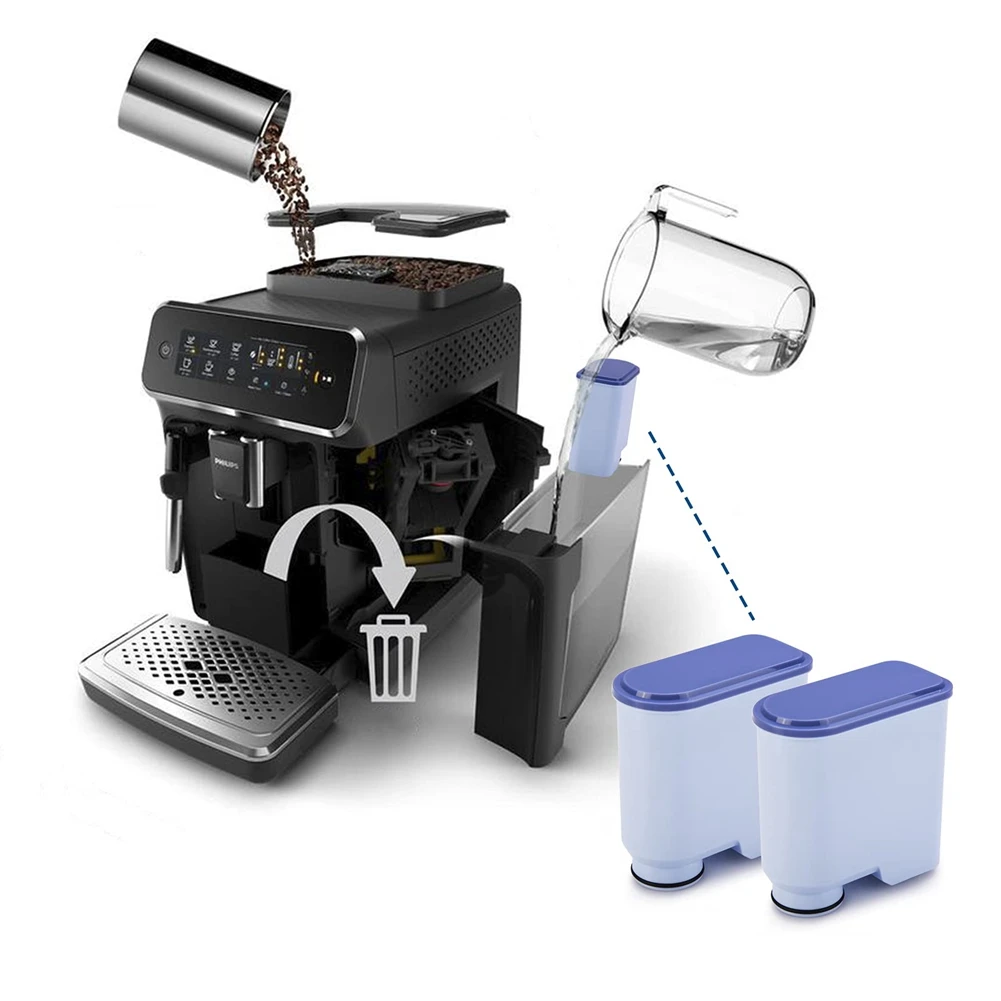 A07G-1PCS عناصر فلتر ماكينة القهوة مناسبة لاستبدال فلتر المياه لماكينة القهوة Saeco Aquaclean