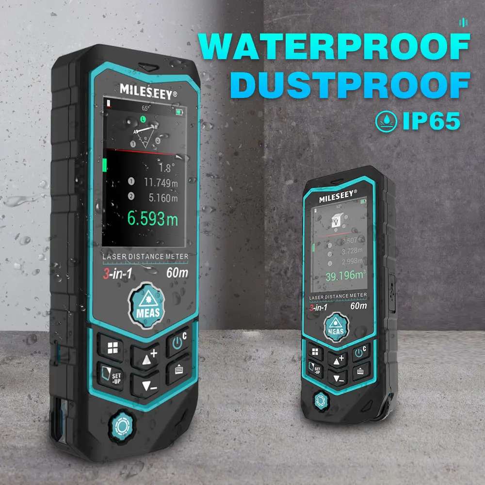 Mileseey R2B 80M เครื่องวัดระยะด้วยเลเซอร์ เครื่องวัดระยะด้วยเลเซอร์