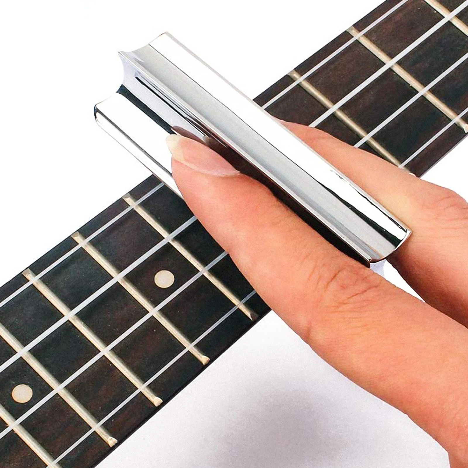 

1Pc Excellent Craftsmanship Guitar Slide Metal Finger Slide Bar for Professional Performers