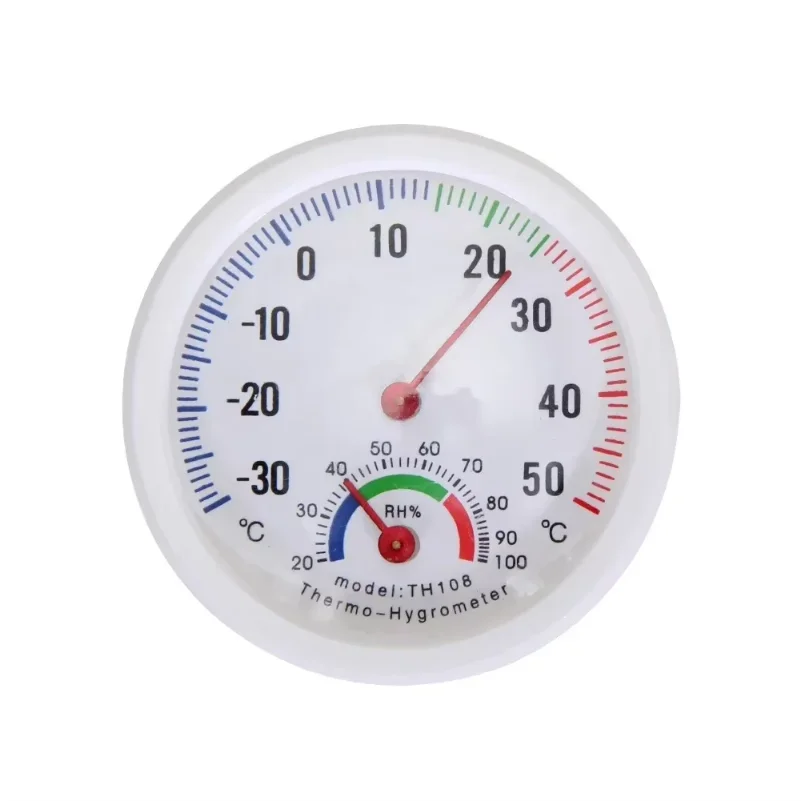 Mini Bell Shape Thermometer And Hygrometer Humidity Monitor -30~50°C Indoor Outdoor Garden Patio Terrace Analog Weather Gauge